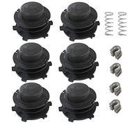 AISEN Tondeuse à tête bobinée, bobine, string coupe-bordures avec couvercle et guide de fil pour Stihl Autocut 25-2 FS44 FS55 FS70 FS76 FS80 FS83 FS85 FS90 FS100 FS110 FS100RX FS120 FS130 FS200