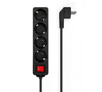 Aisens Base Multiple 4 Prises avec Interrupteur avec Câble 3×1.5mm2-1.4m - Couleur Noir
