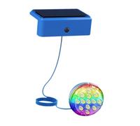 Aishang Ensemble d'Éclairage Solaire pour Piscine IP68, Lampes LED Étanches pour Piscine, Spa, Bassin et Jardin PROJECTEUR