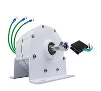 AISINILALAO 48v, Nouveau générateur à Aimant Permanent sans Engrenages 1000W-6000W, alternateur AC triphasé 220V 48V 24V 12V 50Hz 450RPM pour éolienne/hydrolienne (avec Base)