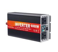 AISINILALAO Onduleur Chargeur Onduleur Sinus Pur 3000W DC 24V Phase Divisée Entrée DC Sortie AC 110V/230V Onduleur Solaire Basse Fréquence avec 2 Prises AC,24V to 230V 60Hz
