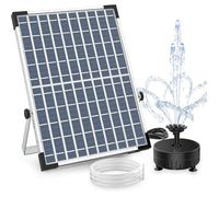 AISITIN 12W DIY Fontaine Solaire Pompe, avec 21 Buses et 2M Tuyau Transparent Fontaine Solaire pour Bassin, Jardin