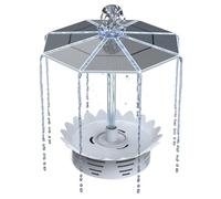 AISITIN Fontaine Solaire 3,5 W avec Panneau Amovible | Pompe pour Jardin Étang Bain d'Oiseaux et Jeux d'Eau Extérieurs