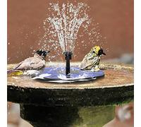 AISITIN Fontaine solaire 3,5 W pour extérieur, pompe de bassin, pompe à eau, fontaine flottante, avec plusieurs effets de pulvérisation d'eau, pour jardin, bain d'oiseaux, réservoir à poissons