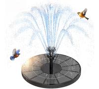 AISITIN Fontaine Solaire Extérieur Flottante 3,5W Pompe Bassin Solaire avec Batterie pour Jardin d'aquarium Bain d'oiseau d'étang Fontaine(3,5W)