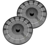 AISITIN Lot de 2 fontaines solaires pour l'extérieur avec 4 barres de support et 6 effets