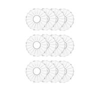 Aisuoka 12 PCS Candle Protecteurs Drip Round Wax Catchers pour Bougies pour la Pièce Maîtresse de Table Mariage