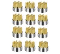 Aisuoka 12 Pièces de Grenouilles à Fleurs, Support de Fleur Rond en Laiton Kenzan Pin Frog, Grenouilles à Fleurs pour Vases D'Arrangements, Outils Fixes Floraux