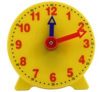Aisuoka 4 Pouces éTudiant Apprentissage Horloge Temps Modèle Enseignant Horloge 12/24 Heure Outils D'Apprentissage de L'éCole