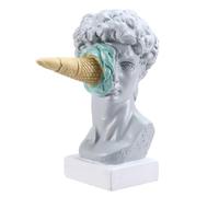 Aisuoka CrèMe GlacéE Formidable David Statue EuropéEnne Moderne Simple David TêTe Buste Statue Chambre Salon Porche Bureau DéCor A