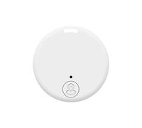 Aisuoka Mini GPS Tracker Bluetooth 5.0 Dispositif Anti-Perte Pet Key Wallet Tracker Blanc