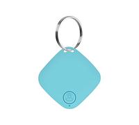 Aisuoka Mini GPS Tracker Bluetooth Dispositif Anti-Perte Clé Pet Téléphone Mobile Dispositif Anti-Perte Bleu