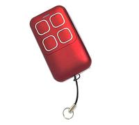 Aisuoka Télécommande Universelle pour Porte de Garage Clone 280-868MHZ Télécommande à 4 Boutons Copie de Télécommande de Porte Électrique Résistante Facile à Utiliser Rouge