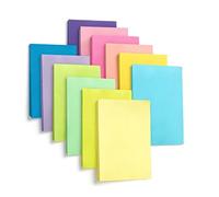 AiTodos® Notes Autocollantes 1200 Feuilles, 76x50mm, 12 Blocs, Multicolores | 100 Feuilles/Bloc, Adhésif Fort, Sans Résidu, Auto-Adhésif pour Bureau, École, Planning, Liste de Tâches, Rappels