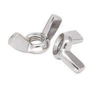 AIVEKE 5 Pièces Écrou Papillon M10 en Acier Inoxydable - écrous à oreilles Écrous à Ailettes pour Outils de Bricolage, réparation à domicile, les produits artisanaux extérieurs