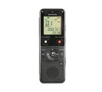 AIWA DVR-A600, Enregistreur vocal numérique de avec microphone stéréo et mémoire intégrée de 16 GB. Couleur noire