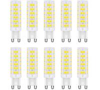 Aiwerttes Ampoule LED G9, sans scintillement 7W équivalent aux ampoules halogènes 60W, 700LM, blanc lumière du jour (6000K), non gradable, paquet de 10