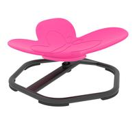 AIYAPLAY Chaise Pivotante Sensorielle pour Enfants, Forme Papillon, Favorise l'Equilibre et la Coordination, Plastique, Métal, Rose