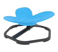 AIYAPLAY Fauteuil pivotant sensoriel pour enfants, en forme de papillon, favorise l'équilibre et la coordination, plastique, métal, Bleu