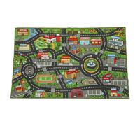 AIYAPLAY Tapis enfant Route de Ville 160x100 cm Tapis éducatif antidérapant pour rampement et jeux de voitures