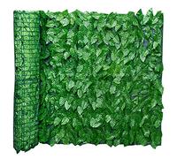 AIYING Clôture Feuilles Lierre, 0,5m x 1m/ Brise Vue Haie Artificielle en Rouleau, Clôture d'intimité, Écran Jardin Exterieur, Haie Feuillage Artificiel pour Balcon Terrasse Murale