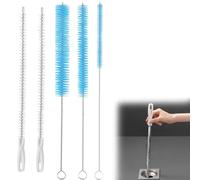 AIYVELU 5 Piece Sewer Drain Cleaning Brush with 2 x 45cm Sink Uncloggers and 3 Pipe Brushes, Flexible Sewer Drain Cleaning Brush for Unclogging Drains and Pipes, Bathroom Kitchen Drain Unclogging Tool