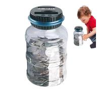 Aizuoni Tirelire, Tirelire pour Adultes - Pot d'épargne à comptage Automatique,Pot d'économie de pièces de Monnaie Pratique, conteneur de Grande capacité pour économiser de l'argent