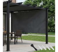 AJALGZ Voile-d'ombrage Imperméable Rectangulaire 3.6 x 5m Bâche dombrage Voile Solaire Pare Jardin Balcon Toile-ombrage UV Protection pour Patio Terrasse Extérieur avec Oeillets, Gris Anthracite