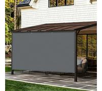 AJALGZ Voile d'Ombrage Rectangulaire 2,6x4,6m, Toile Solaire Imperméable en PES, Protection UV 95%, Anthracite, Idéale pour Terrasse, Jardin et Camping - avec Œillets INOX - Gris Anthracite