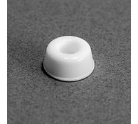 ajile - 12 pièces - Pied butée plot adhésif ROND CREUX 22,3 x 10,2 BLANC sabot amortisseur - BCR221-L