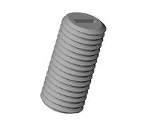 ajile - 20 pièces - Vis sans tête fendue nylon diam. M5 | longueur L = 25 mm plastique polyamide PA6.6 isolant