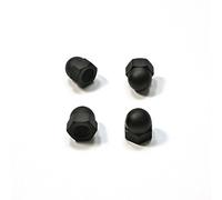 Ajile Ecrou Dôme Borgne DIN1587 de Protection Isolant en Plastique Polyamide NOIR Diamètre Filetage Métrique 8 mm M8 Clef de 13 mm - Sachet de 20 pièces - UBO108x20-FBA