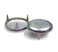 Ajile® - Lot de 24 pièces - Patin glisseur diam. 20 mm à Trois Griffes en Acier nickelé - FTG920