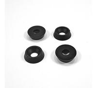 Ajile Rondelle Creuse Cuvette Enjoliveur en Plastique Polyamide NOIR pour Vis Tête Fraisée Diamètre Filetage 6 mm M6 - Sachet de 50 pièces - RVF106x50-FBA