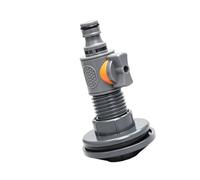 AJTUTUS Convertisseur de bec en PVC robuste avec joint de serrage pour installation individualisée du support de liquide scellé pour réservoir de chasse d'eau