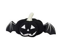 AJTUTUS Coussin décoratif Citrouille d ' Halloween, Doux Accent, Black B | Oreiller en forme de gourde saisonnière, coussin en peluche pour chambre à coucher, canapé, décoration de