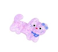 AJTUTUS Épingle à Cheveux en Acrylique de Dessin animé, Pince sécurisée légère, Jolie Pince à Cheveux en Forme d ' Animal, décoration de tête pour Femmes et Filles