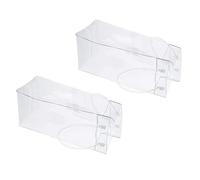 AJTUTUS Lot de 2 pochettes isothermes double face en gel pour vin et liqueur Transparent, claire