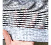 AJTXCSFOQL Voile d'ombrage Aluminium Filet d'ombrage Extérieur avec œillets, Toile de Protection Solaire pour Jardin/Plantes, Refroidissement Respirant Serre/Poulailler(2 x 4m)