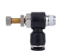 Ajusteur D'air CO2, Joint Réglable de Tuyau D'air Valve de Buse de Gaz C02 Machine de Gravure Valve D'air de Buse (Trachée 6mm/diamètre filetage 9.7/réglable)