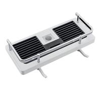 AJW-Tablette Support Douche Etagère Douche Télescopique,Etagère de Salle de Bain Aluminium Antirouille,Montage Sans Perçage,Ad[163]