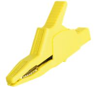 AK 2 B 2540 I GE - Pince crocodile de sécurité de 4 mm, jusqu'à 30 mm, jaune