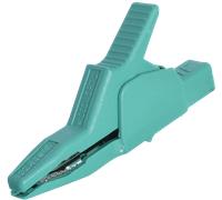 AK 2 B 2540 I GN - Pince crocodile de sécurité de 4 mm, jusqu'à 30 mm, verte