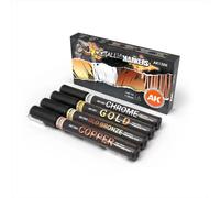 Ak Interactive - Metallic Markers (4 Markers)