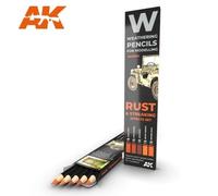 Ak10041 Watercolor Pencil Set Rust And Streaking-Ak Interactive