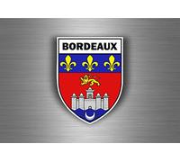 Akachafactory Autocollant Sticker Voiture Moto Blason Ville Bordeaux Region armoirie Drapeau
