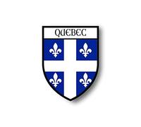 Akachafactory Autocollant Sticker Voiture Moto Blason Ville Drapeau Canada Quebec