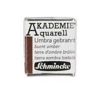 Akademie - Peinture aquarelle - ½ godet - Terre d'ombre brûlée
