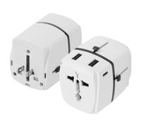 Akashi Adaptateur secteur Monde vers Monde avec 4 ports USB