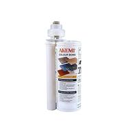 Akemi Colour Bond 12958 Colle de couleur 250 ml Blanc magic CC 1160 I Colle à 2 composants pour le collage sans couture de la pierre artificielle, de la pierre naturelle et des plaques en céramique en